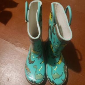 Dino rainboots